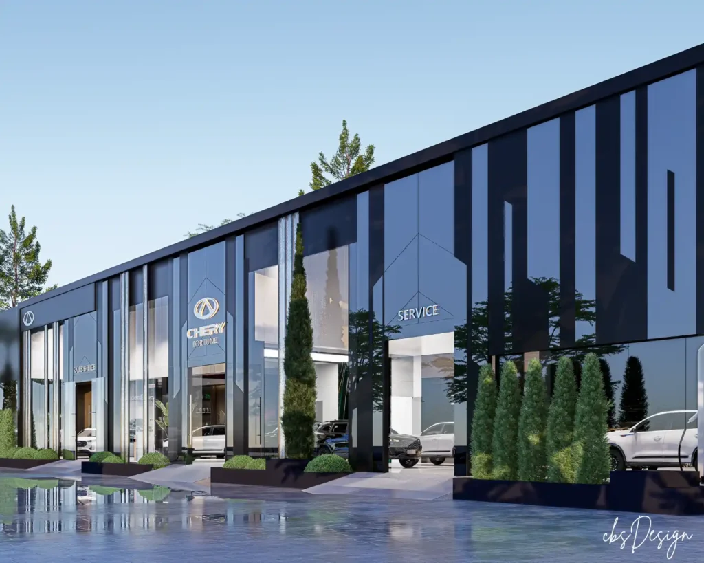 Chery Fortune Showroom, Architecture Firms in Lahore - CBS Design