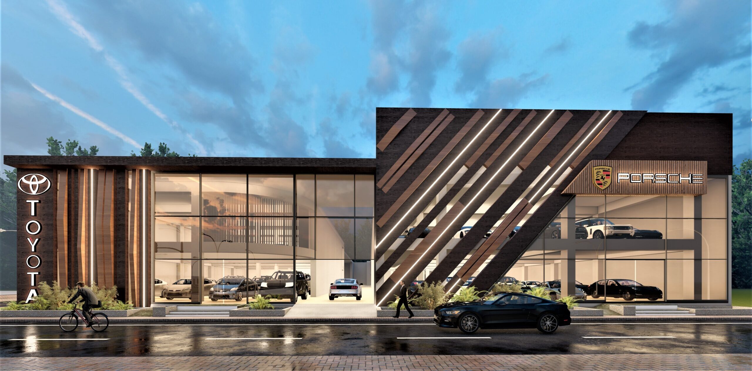 Toyota Showroom Design - Architecture Design